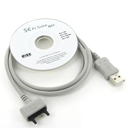 Fosmon's USB Data Suite CD Software with DCU-60 Cable for Sony Ericsson K310a / K310c / K310i / K510a / K510c / 510i / K610i / K750c / K750i / K758c / M600i / M608c / P990c / P990i / V630i / W300c / W300i / W550c / W550i / W600c / W600i / W700c / W700i