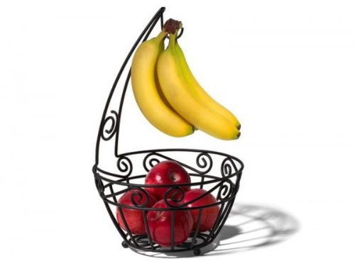 Spectrum 39210 Scroll Fruit Tree, Black