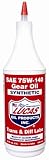 Lucas Oil 10121-PK12 75W140 Synthetic Transmission and Diff Lube - 1 Quart