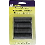 Magnum Magnetics-Corporation ProMAG Round Ceramic Magnets, 3/4"