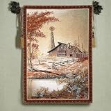 Review   / Barn on Countryside Wall Hanging Tapestry