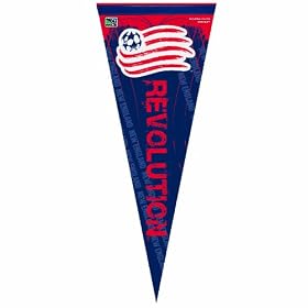 MLS New England Revolution 12-by-30 Inch Premium Quality Pennant
