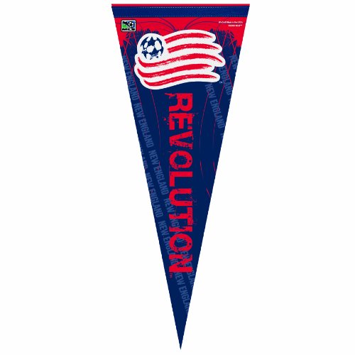 MLS New England Revolution 12-by-30 Inch Premium Quality Pennant
