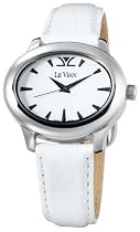Le Vian Women's De Lano Midi White Leather Watch #ZAG 47