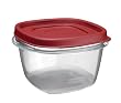 Rubbermaid 7J60 Easy Find Lid Square 2-Cup Food Storage Container