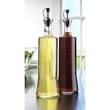 Glass Oil and Vinegar Cruet Dispenser, Set of 2