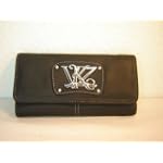 Kathy Van Zeeland Monogram Clutch Wallet