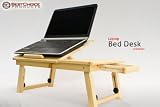 New Adjustable Computer Laptop Desk Bed Table Desk W/ Drawer