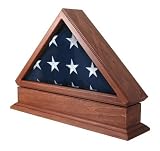 Senators Flag Display Case AND Pedestal for 5ft x 9.5ft Flag
