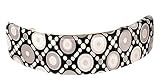 L. Erickson USA Rectangle Volume Barrette 100% Silk Charmeuse - Silver Bullet