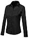 FTP Womens Long Sleeve Collar Button Down Shirt