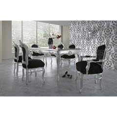 Barock Esszimmer Set 1 Tisch 6 St�hle - Prunkvolles Wohnambiente Schloss M�bel Esszimmerset