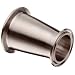 Parker Sanitary Tube Fitting, 316L Stainless Steel, Concentric Reducer, Tube OD x Tube OD