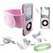 41jNRHTPakL. SL75  Apple iPod nano (5th Generation) NEWEST MODEL Premium Accessory Kit For ( Ipod Nano 8 GB , Ipod Nano 16 GB ) includes: Pink Athletic Sports Armband skin Cover case + Nano 5th generation car charger + Nano 5th generation wall charger + Nano 5th generation 