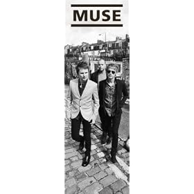 1art1 - 48833 - Poster de Porte - Muse - Band N/B - 158 X 53 cm
