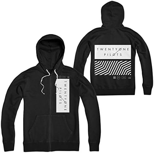 Modeboutique Men's Fashion Blurryface Hoodies Twenty One Pilots Tracksuit Chandal Hombre (Medium, Black)