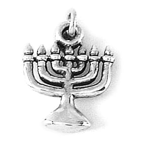 Buy Sterling Silver Menorah Charm by Bob Siemon by Bob Siemon Designs