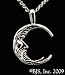 Man In The Moon Necklace - Moon & Star Jewelry