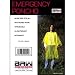 Pack of 4 Emergency Rain Poncho for Disaster preparedness kit, survival kit, rain gear
