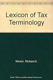 Lexicon of tax terminology
