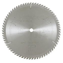 Hitachi 725206 72-Teeth Tungsten Carbide Tipped 10-Inch ATB 5/8-Inch Arbor Finish Saw Blade
