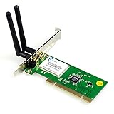Esky 300Mbps 802.11g PCI Wireless LAN Card / Adapter with Detachable Antenna For Most Desktop PC