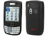 PREMIUM BLACK SILICONE SOFT RUBBER CASE COVER for PALM TREO 680, 750, 755p - RETAIL PACKAGING