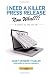 I Need a Killer Press Release--Now What???: A Guide to Online PR