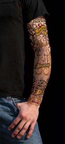 Anaheim Ducks Tattoo Sleeves