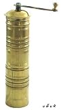 Turkish Coffee Brass Hand Made Engraved Grinder Spice Mill Long New Kahve Degirmen  from The Turkish Emporium