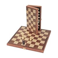 Wood Expressions 15 Folding Wood Chess Set