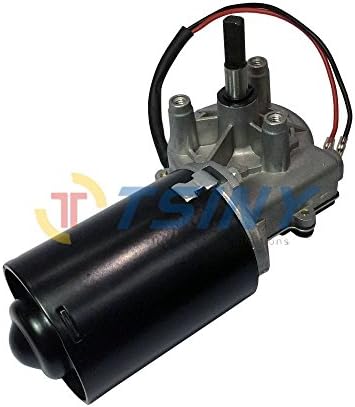 TSINY Electric Gear Motor 24v Dc Low Speed 50 RPM Gearmotor (24V 50RPM/Left Gear-Box)