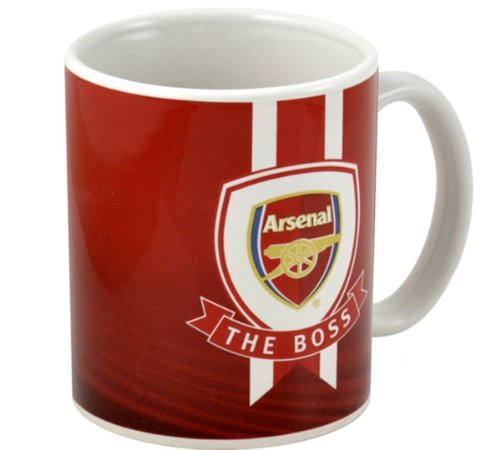 FC ARSENAL crested Keramik-Tasse The Boss