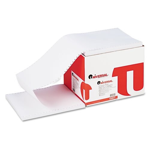 Computer Paper, 20lb, 9-1/2 x 11, Letter Trim Perforation, White, 2300 Sheets