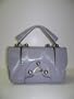 Fendi Handbags Secrete Code Light Gray Leather 8BN199
