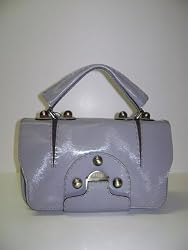 Fendi Handbags Secrete Code Light Gray Leather 8BN199