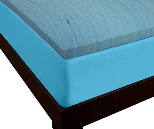 DreamDNA Gel Infused Twin XL Size 3 Inch Thick, Visco Elastic Memory Foam Mattress Bed Topper Made in the USA