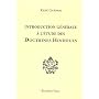 Introduction g�n�rale � l'�tude des doctrines hindoues