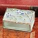 Floral Dragonfly Decoration Jewelry Box Container Jewel Ring Holder