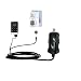 Gomadic Dual DC Vehicle Auto Mini Charger for the Kodak Playfull Ze2 - Uses Gomadic TipExchange to charge multiple devices in your car
