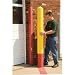 Eagle 1735 HDPE 4" Smooth/Bollard Post Sleeve, Yellow, 5.25" OD, 56" Height