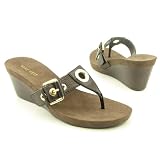 41jNo6LdUuL. SL160  Nine West Size 7 M Womens Brown NWLEVEHIM Wedges