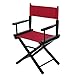 Upone Replacement Cover Canvas for Directors Chairs Casual Home Director Chair Replacement Canvas, Black, Red, Green, Gray,Blue (Red)