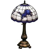 Detroit Lions NFL Stained Glass Table Lamp