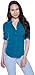 DNA Couture Women's Basic Ribbed Waist Button Up Top