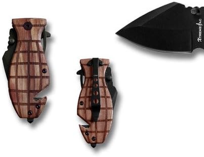3.5" Spring Assist Grenade Folding Knife - Digital Camo