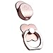 Creaker Zinc Alloy & PC Cell Phone Ring Stand & Holder for iPhone & Android Mobile Phones/ iPad/ iPod/ Tablet (Rose Gold)