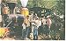 Frontier Town Train Robbery Postcard