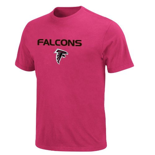 NFL Atlanta Falcons Line Of Scrimmage III Adult Short-Sleeved Tee, Bright Cardinal, Large