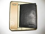 41jNuhr l3L. SL160  Fossil Ingram Extra Capacity Trifold Mens Wallet Black Ml3289001